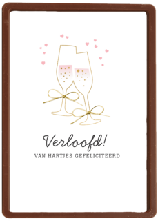 Verloofd Van Hartjes gefeliciteerd