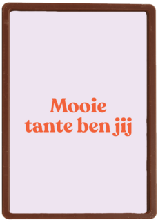 zomaar kaart andc mooie tante ben jij