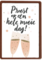 Trouwdagkaart Proost op een hele mooie dag