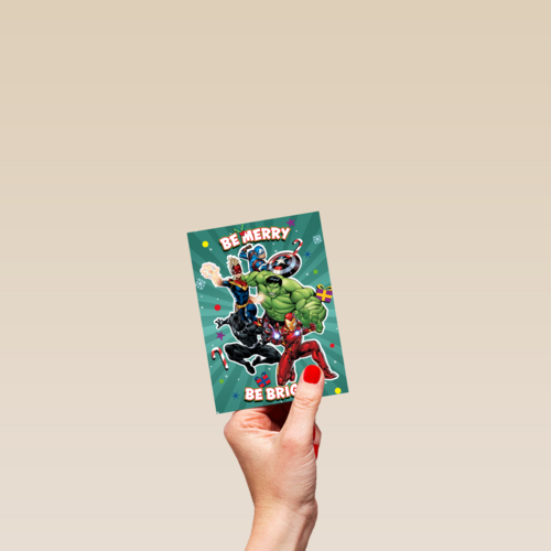 Marvel Avengers be merry be bright