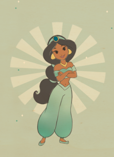 prinses kaart disney blanco jasmin
