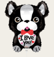 Ballon Hondje I Love You Multi