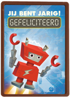 rode robot gefeliciteerd