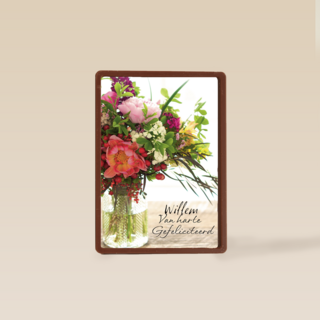 bloembos gefeliciteerd