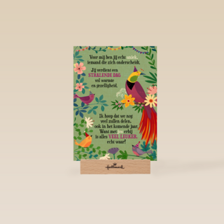 Verjaardagskaart stralende dag