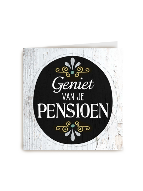 geniet van je pensioen