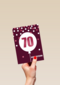 Verjaardagskaart leeftijden vrouw 70 ballon