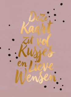liefdeskaart deze kaart zit vol kusjes