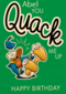 Donald Duck Happy Birthday