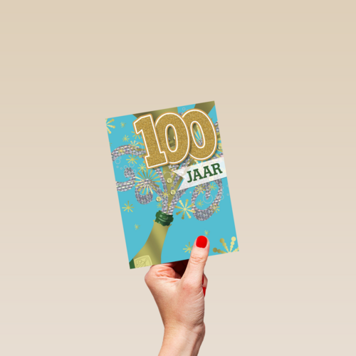 verjaardag leeftijden champagne 100