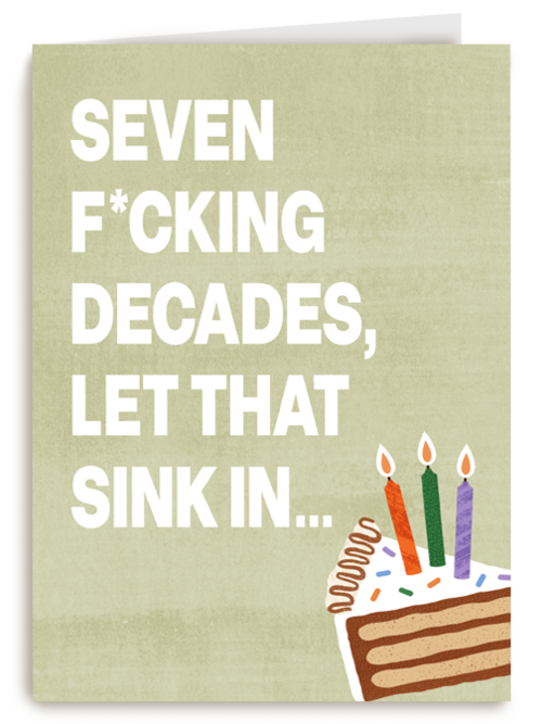 seven f cking decades let that sink in