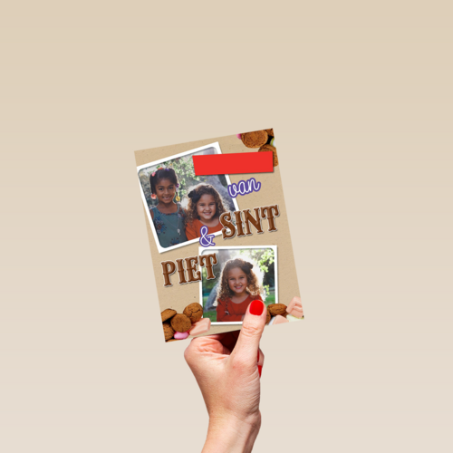9an sint en piet kaart sinterklaas