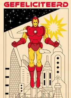Ironman verjaardagskaart gefeliciteerd