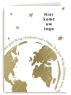 wereldbol zakelijk kerst
