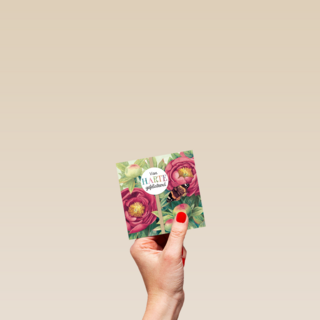 marjolein bastin van harte gefeliciteerd bloemen vlinder