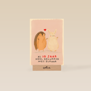 Al 10 jaar heel gelukkig met elkaar