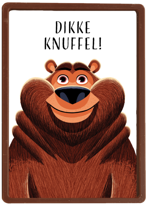 kaart dikke knuffel beer folio
