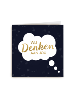 vaderdag kaart herinnering we denken aan jou