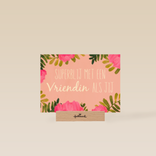 valentijn superblij met een vriendin als jij