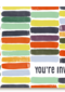 You&sbquo;&Auml;&ocirc;re Invited Kleurrijke Strepen