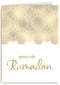 eid mubarak kaart gezegende ramadan