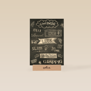 jij bent geweldig krijtbord