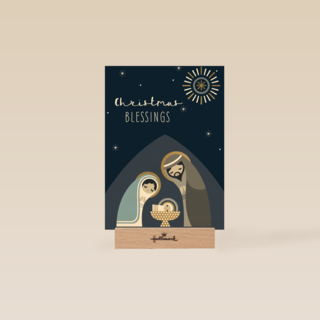 Kerststal religieus hip