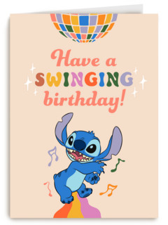 Swinging Birthday Disney Stitch