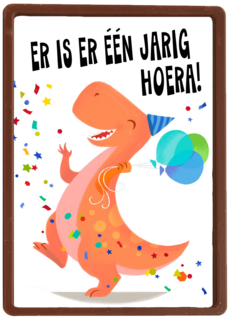 er is een jarig t rex hoera