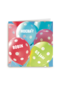 verjaardag leeftijd plus hoera ballonnen