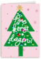 Kerstkaart Hip Kerstboom fijne kerstdagen