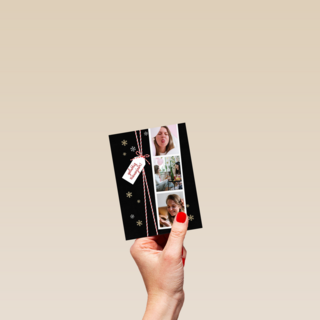nieuwjaar fotokaart fotostrip 3 kaders