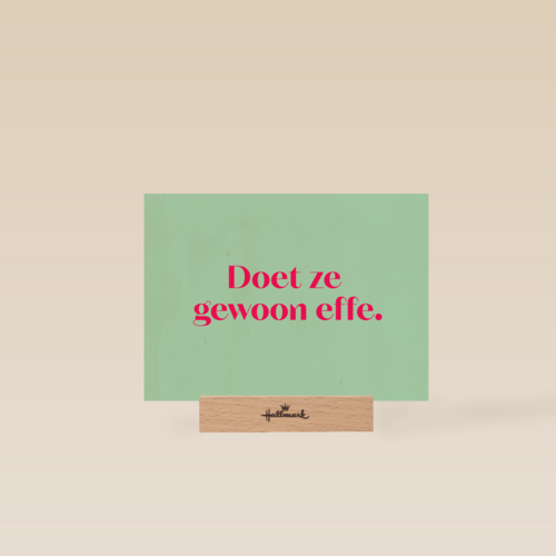 andC Doet ze gewoon effe