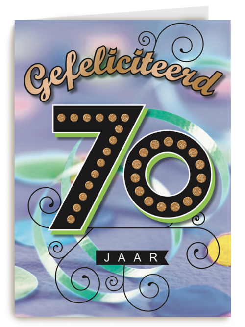 leeftijd zeventig gefeliciteerd