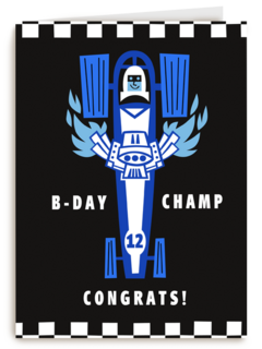happy bday champ congrats