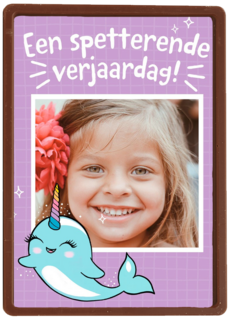 een spetterende narwal verjaardag voor jou