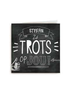 compliment trots op jou krijtbord