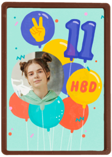 HBD 11 jaar fotokaart