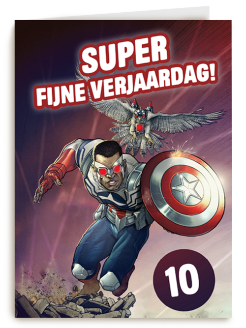 Captain America Superfijne verjaardag