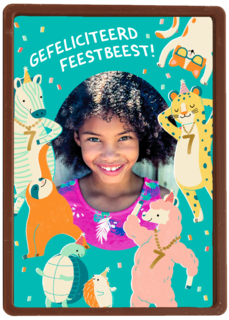 Gefeliciteerd Feestbeest 7 jaar