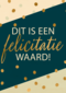 Felicitatie kaart man vrouw dit is een felicitatie waard