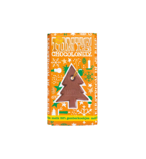 Tony Chocolonely Chocoladereep Kerst Melk Gemberkoekjes