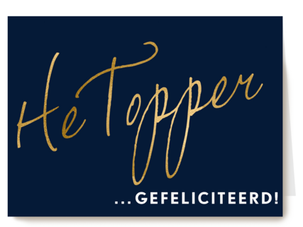 gefeliciteerd kaart man he topper gefeliciteerd