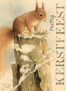 Xmas marjolein bastin eekhoorntje prettig kerstfeest 