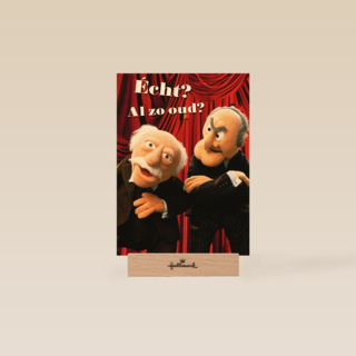 ben je net zo oud als statler en waldorf
