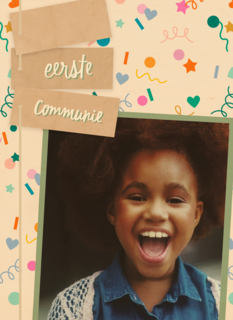 Eerste communie fotokaart