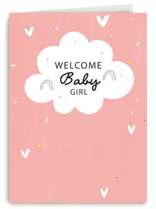 geboorte dochter wolkje welcome baby girl
