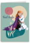 Frozen kaart veel liefs