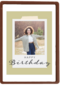 Happy Birthday fotokaart polaroid