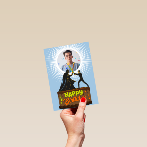 Happy Star Wars Birthday fotokaart